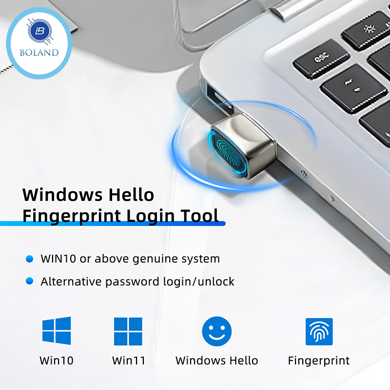 Windows Tablet Accessories - 미니 생체 인식 지문 로그인 잠금