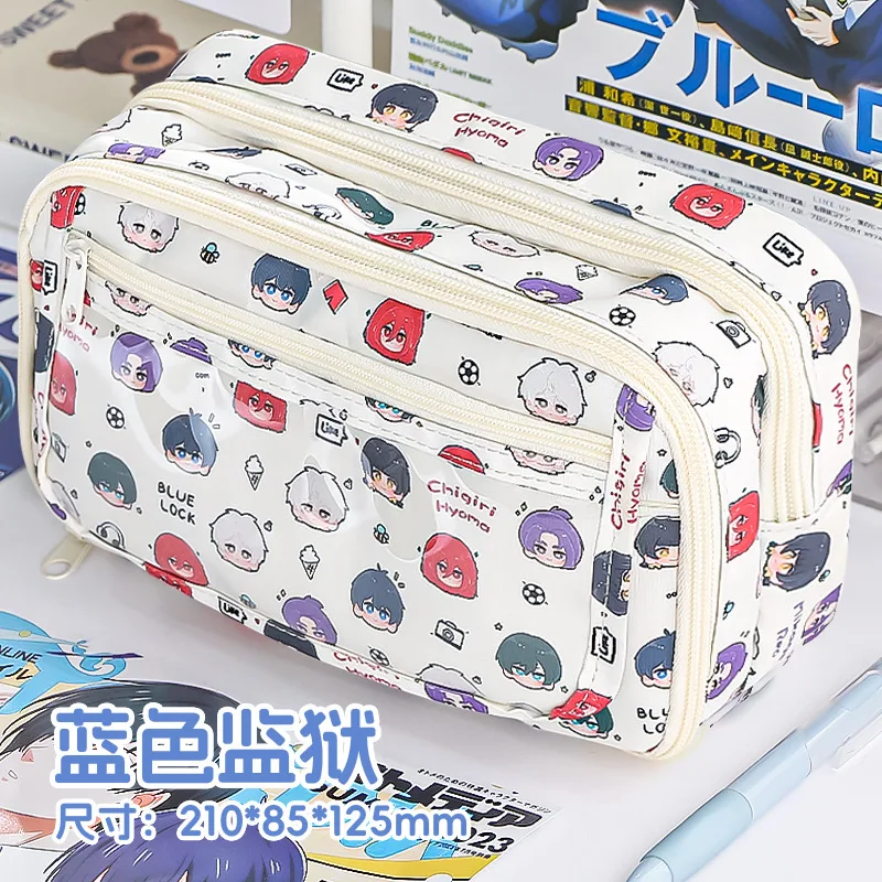 Case With Pencil Holder - 애니메이션 블루 락 이타백 페인 파우치