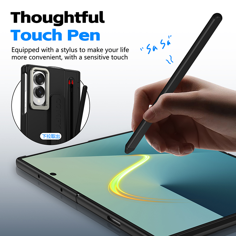 삼성 갤럭시 Z 폴드 8 울트라 7 6 5 4 3 케이 - Case With Pencil Holder 리뷰 및 가격