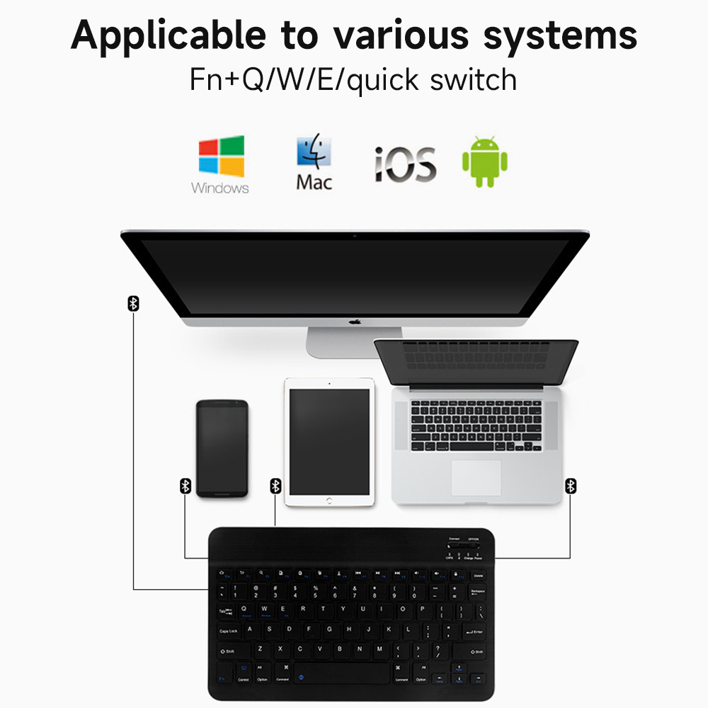 블루투스 키보드 IOS 안드로이드 윈도우용 무선 키보드 - Windows Tablet Accessories 리뷰 및 가격