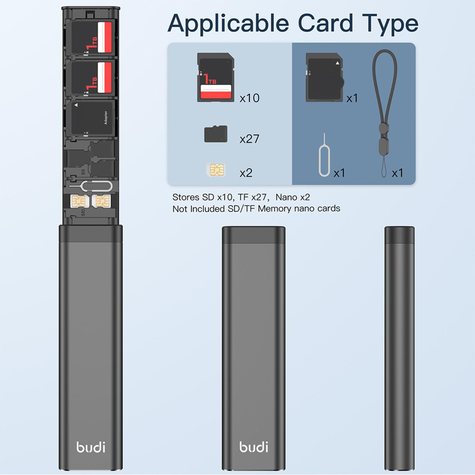 BUDI 다기능 케이블 스틱 어댑터 휴대용 카드 저장  - Iphone Tablet Accessories 리뷰 및 가격