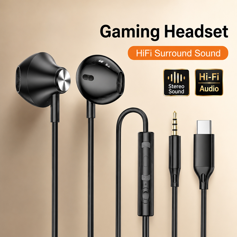 HiFi 서라운드 헤드폰 iPhone 용 베이스 스테레 - Iphone Tablet Accessories 리뷰 및 가격