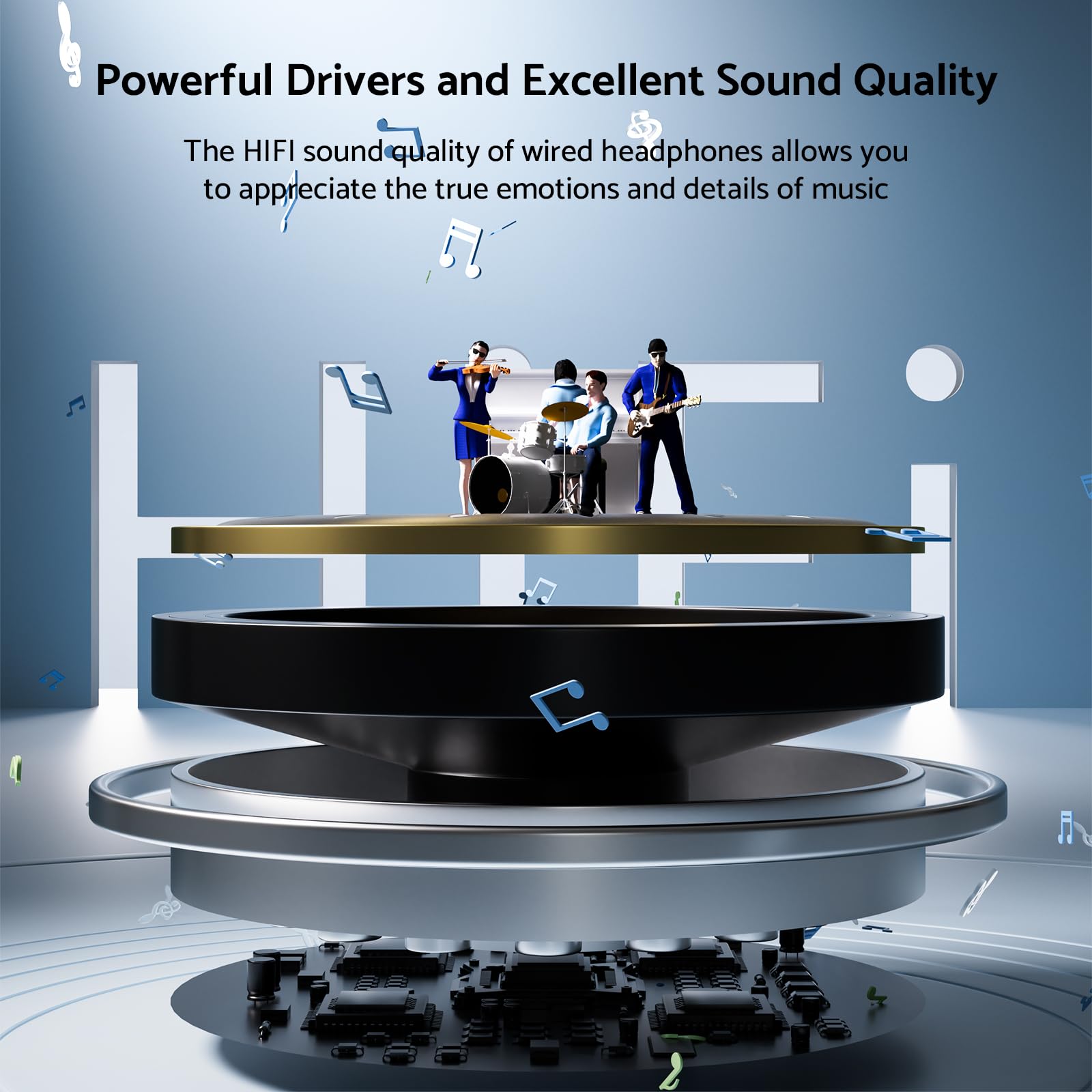 HiFi 서라운드 헤드폰 iPhone 용 베이스 스테레 - Iphone Tablet Accessories 리뷰 및 가격