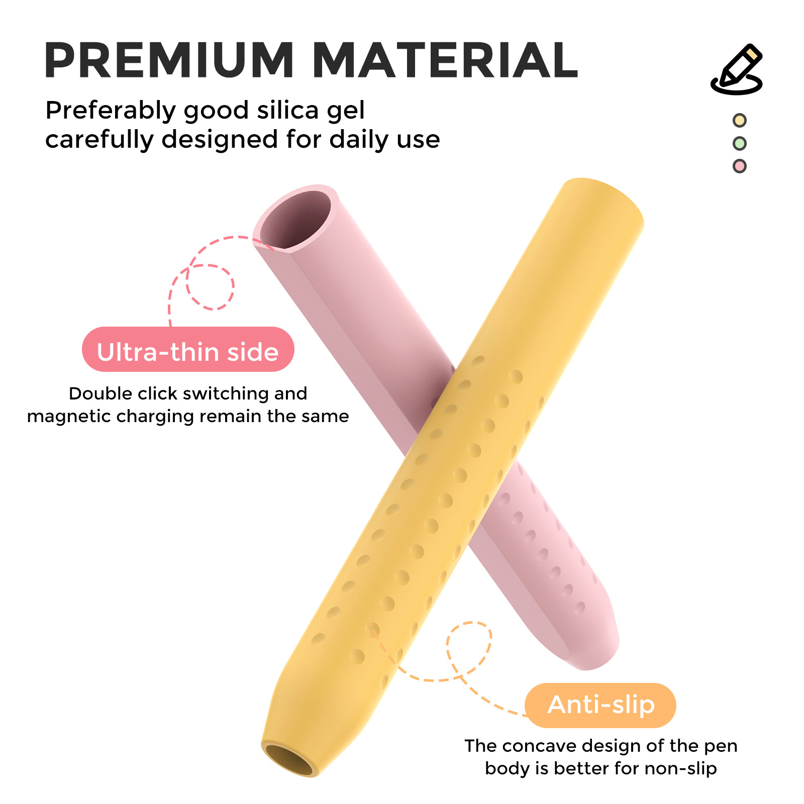 Apple Pencil 1 2 3 USB-C 미끄럼 방 - Iphone Tablet Accessories 리뷰 및 가격