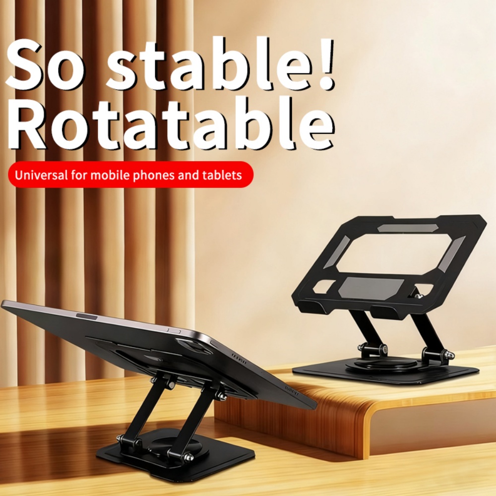 360 °   회전식 태블릿 스탠드 조정 가능한 접이식 - Huawei Tablet Accessories 리뷰 및 가격