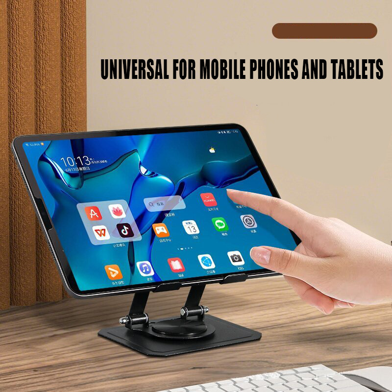 360 °   회전식 태블릿 스탠드 조절 가능한 접이식 - Huawei Tablet Accessories 리뷰 및 가격