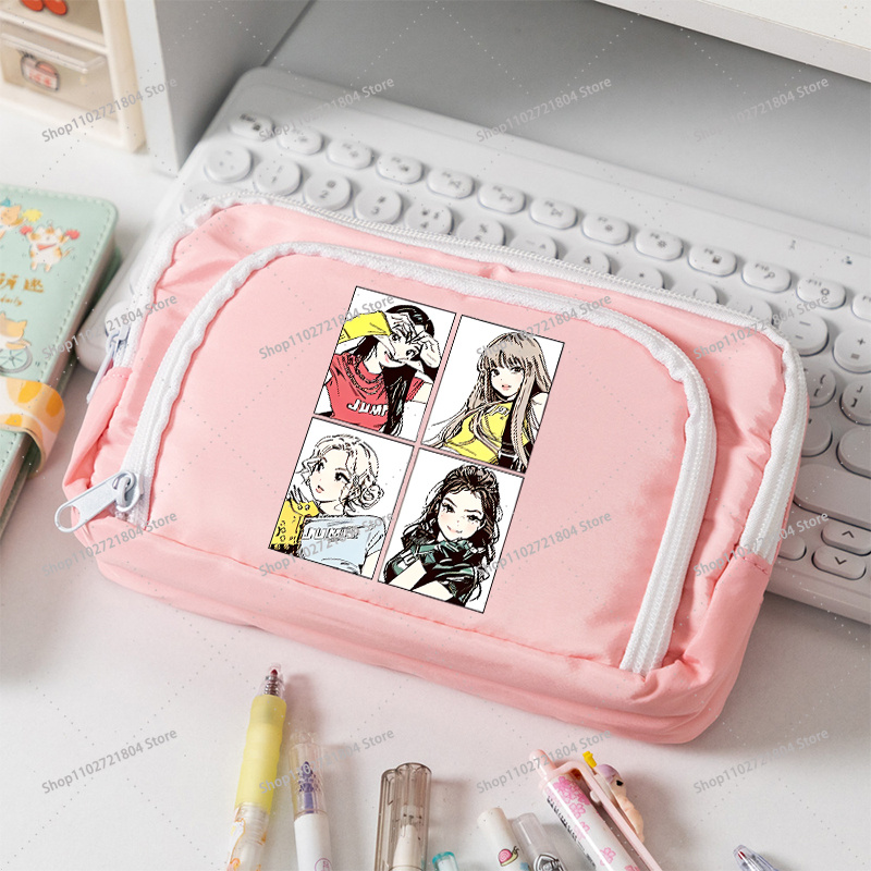 블랙핑크 대용량 캔버스 연필 케이스 학생용 Kpop B - Case With Pencil Holder 리뷰 및 가격