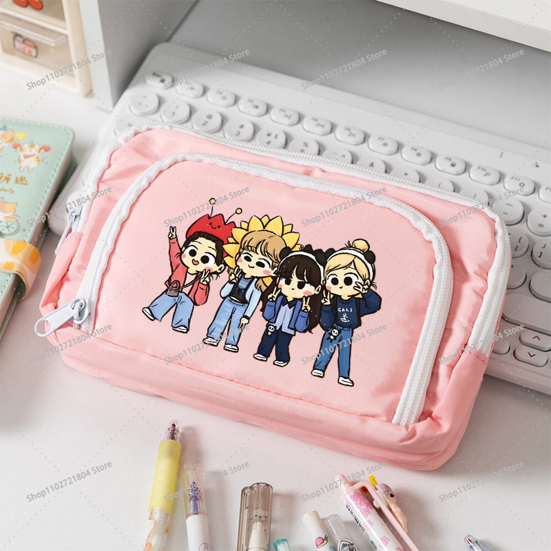 블랙핑크 대용량 캔버스 연필 케이스 학생용 Kpop B - Case With Pencil Holder 리뷰 및 가격
