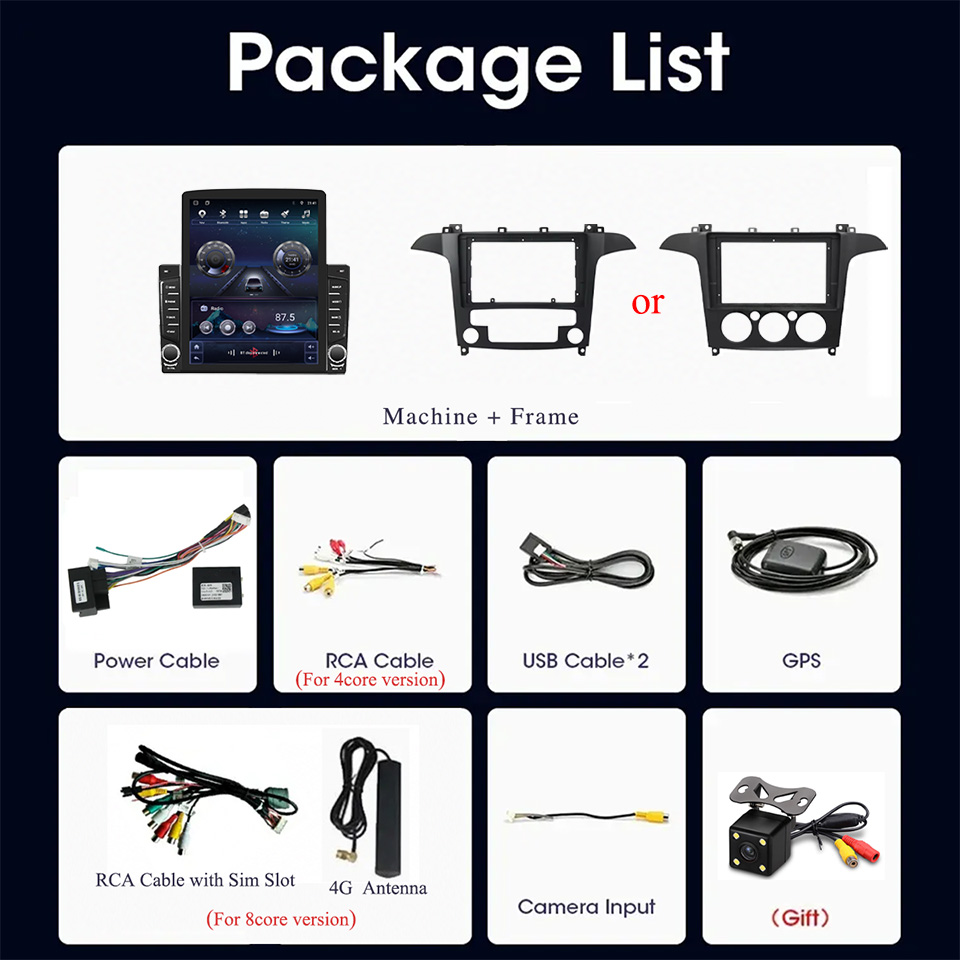 안드로이드 14 8G + 128G 자동차 라디오 포드  - Tablet Danish Mobile & Accessories 리뷰 및 가격