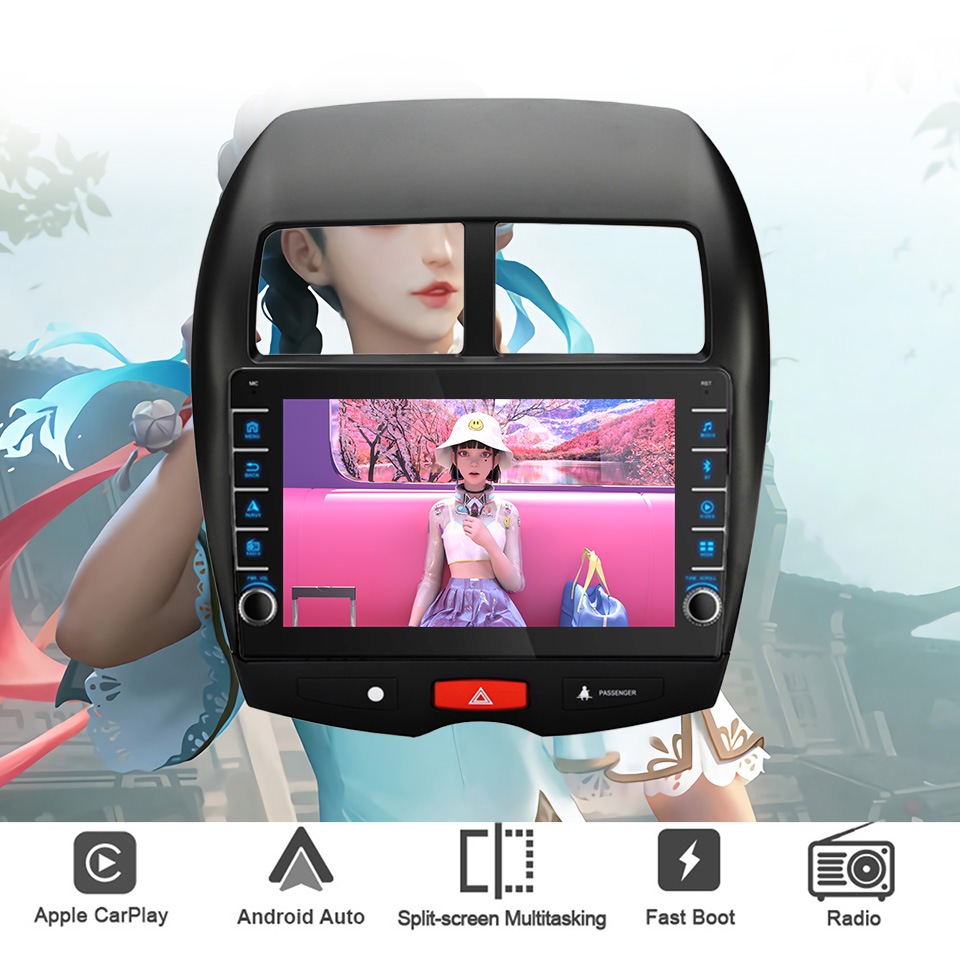 미쓰비시 ASX 2010 - 2016 용 자동차 라디오 - Tablet Danish Mobile & Accessories 리뷰 및 가격