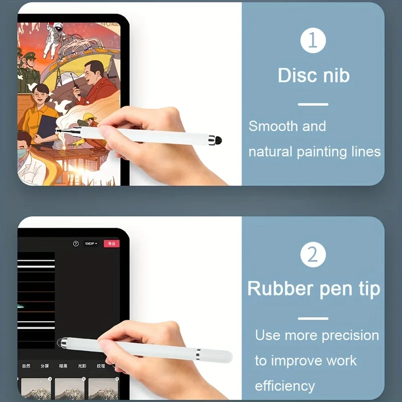 2in1 스타일러스 펜 범용 드로잉 태블릿 용량 성 스 - Tablet Pencil Accessories 리뷰 및 가격